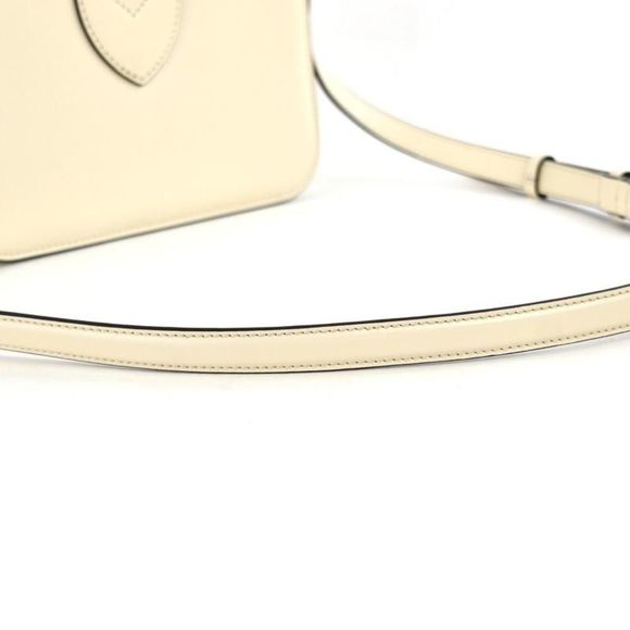 Louis Vuitton Point Neuf Shoulder Bag Smooth Leather Claim White Beige - Picture 15 of 16